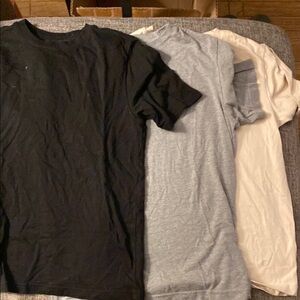 Casual T-Shirt Pack - Black, Gray, and White